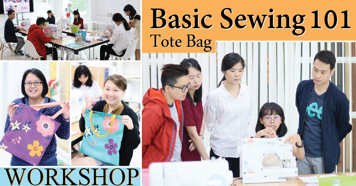 WORKSHOP Basic Sewing 101 Tote Bag