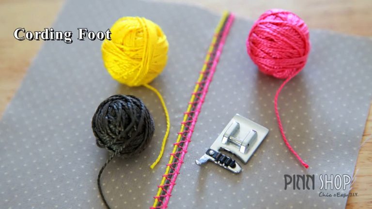 ตีนผีสอดไหมเส้นใหญ่ Cording Foot