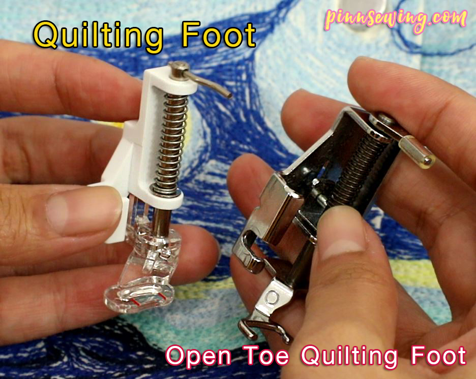 ตีนผี Open toe Quilting Foot และตีนผี Quilting Foot