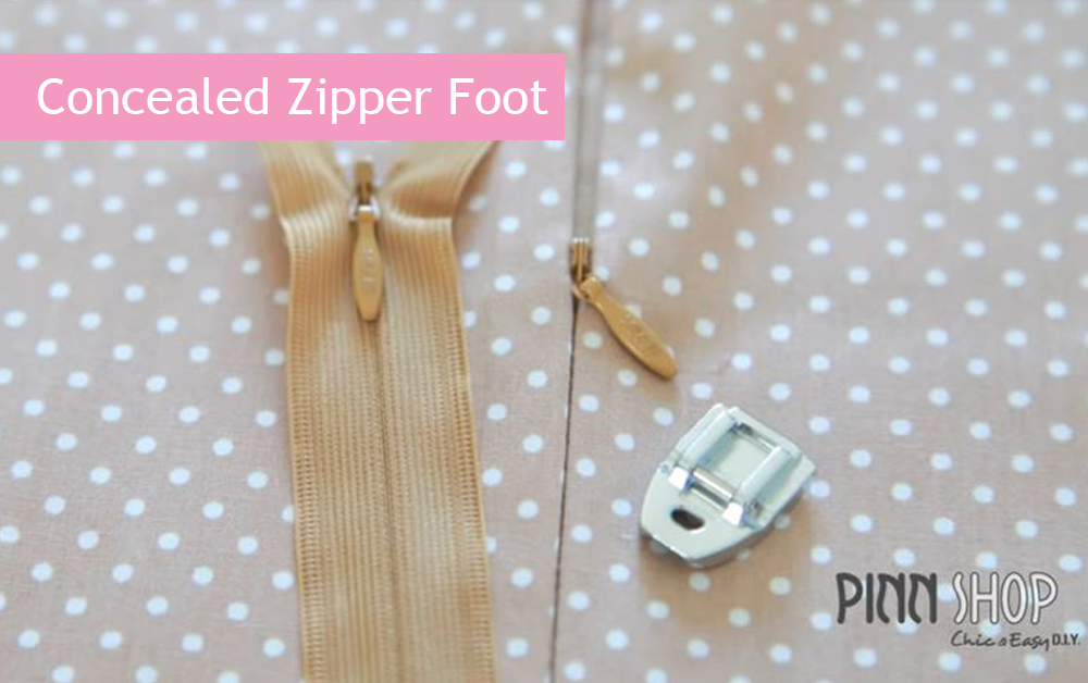 การใช้ตีนผีติดซิปซ่อน Concealed Zipper Foot