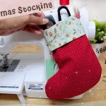 วิธีเย็บถุงเท้าคริสต์มาส how to sew easy Christmas stocking